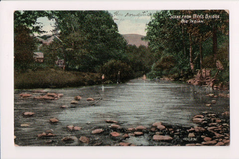 NY, Big Indian - scene from Weys Bridge - 1908 postcard - NL0301