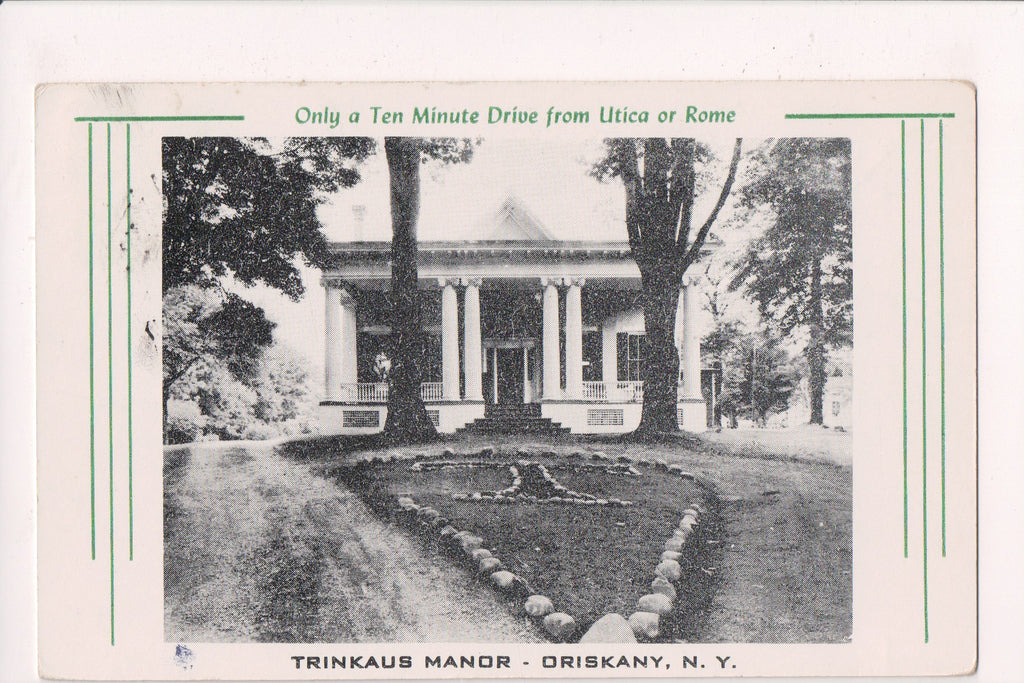NY, ORISKANY - Trinkaus Manor - old postcard - NL0302