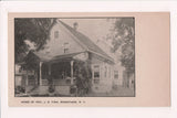 NY, MARATHON - Rev J E Fish Residence - close up postcard - NL0314