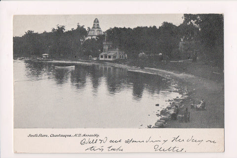 NY, CHAUTAUQUA - South Shore 1907 postcard - NL0317
