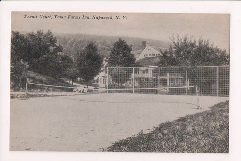 NY, NAPANOCH - Yama Farms Inn - Tennis Court closeup - NL0318