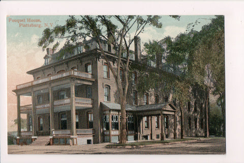 NY, PLATTSBURG - Fouquet House closeup of building - NL0320