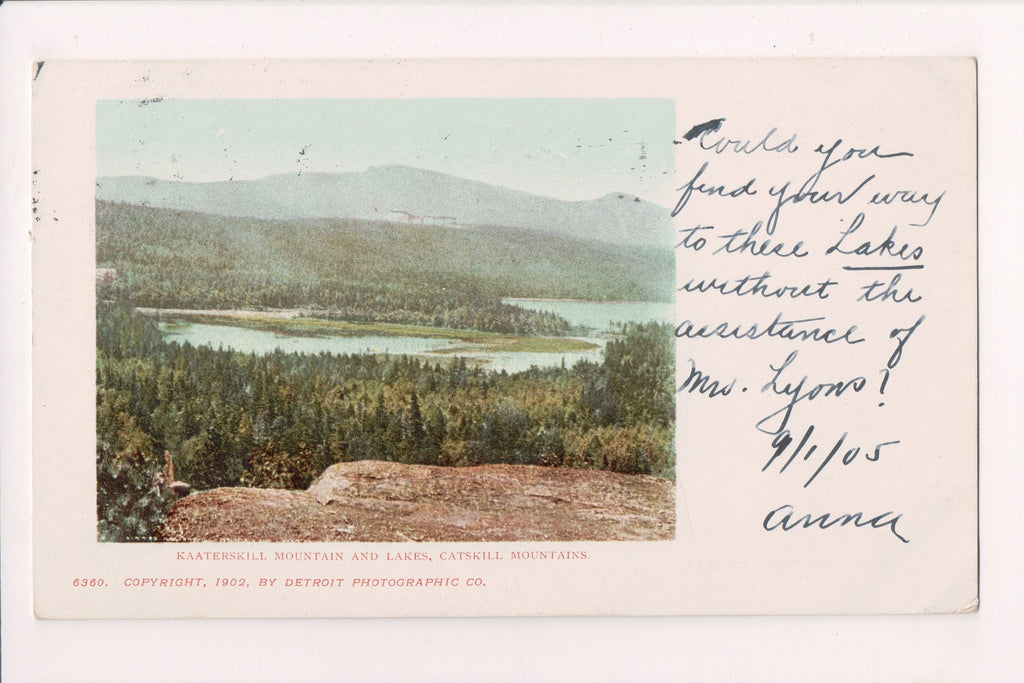 NY, Catskill Mountain - Kaaterskill Mtn and Lake postcard - NL0325