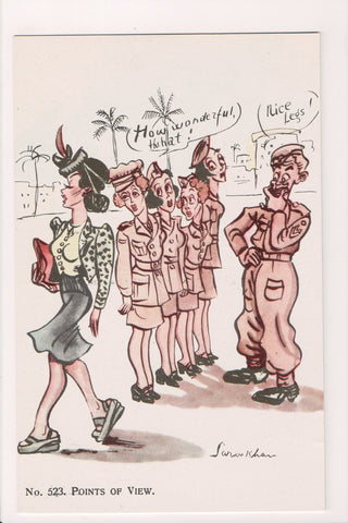Military - Humorous caricature postcard - artist Saroukhan #523 - NL0354-11