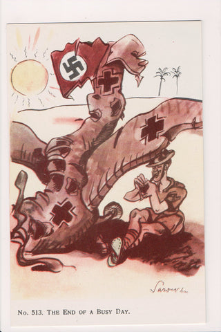 Military - Comic caricature postcard - artist Saroukhan #513 - NL0354
