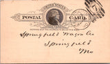 MO, ST LOUIS - Burd-Stuyvesant Glue Co - to Springfield Wagon Co Postal Card (original SOLD) NL0413