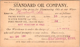 AL, Huntsville - STANDARD OIL CO - to Miss J Keans & Co - Postal Card - NL0415