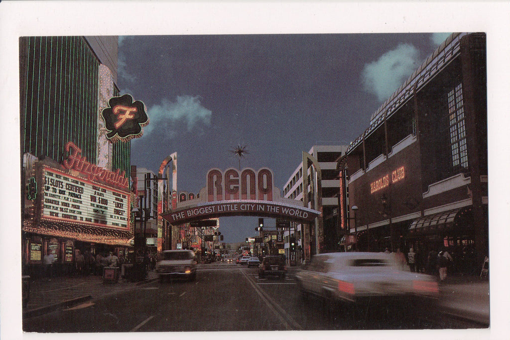 NV, Reno - Arch, Fitzgeralds etc postcard - NV0003