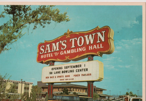 NV, LAS VEGAS - Hotel, Gambling Hall, Bowling Ctr postcard - NV0014