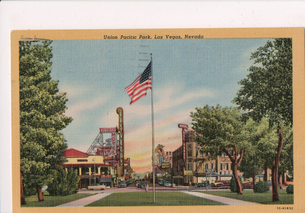 NV, LAS VEGAS - Union Pacific Park - Overland Hotel etc (original SOLD) NV0015