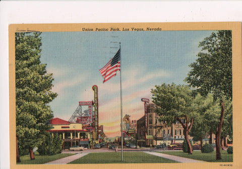 NV, LAS VEGAS - Union Pacific Park - Overland Hotel etc (original SOLD) NV0015