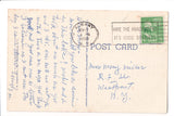 NY, ALBANY- Washington Park Lake House @1950 Slogan postcard - A07153