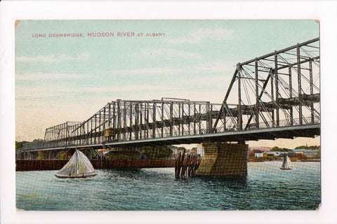 NY, ALBANY - Long Drawbridge over the Hudson River - D17386