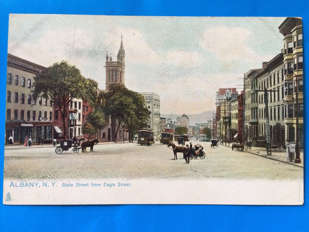 NY, Albany - State Street from Eagle Street - Tuck postcard - H15047