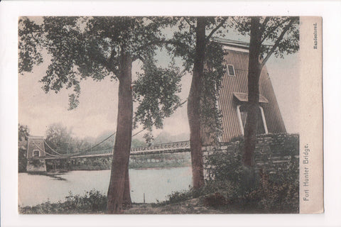 NY, AMSTERDAM - Fort Hunter Bridge postcard - D17195