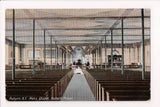 NY, AUBURN - Auburn Prison, Mens Chapel interior postcard - D05452