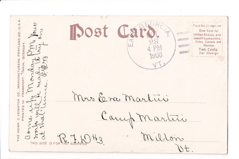 sold - pm DPO - VT, East Georgia - 1908 cancel - C17061
