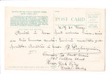 NY, BRONX - Bronx Park, River Falls with kids in the water postcard - JJ0698