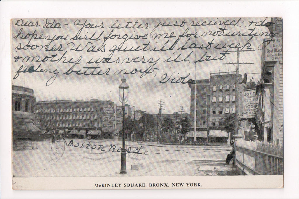 NY, BRONX - McKinley Square, J Zeman Chocolates (original SOLD) - B17006
