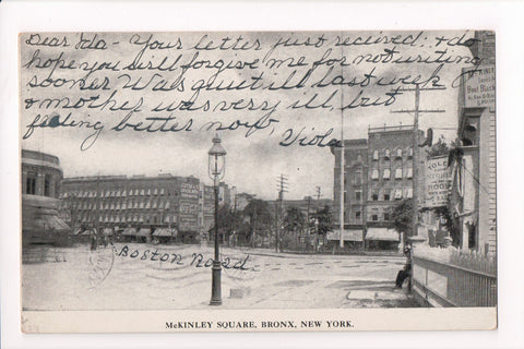 NY, BRONX - McKinley Square, J Zeman Chocolates (original SOLD) - B17006