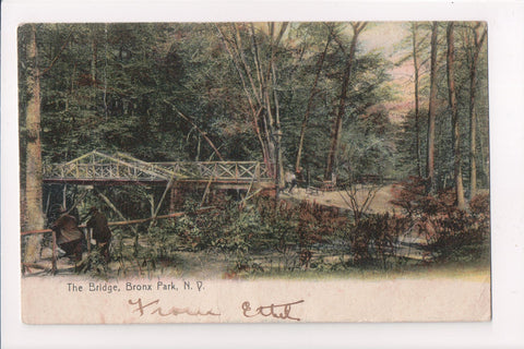 NY, Bronx - Bronx Park, bridge - w04991