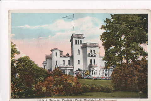 NY, BROOKLYN - Prospect Park, Litchfield Mansion (original SOLD) w02892