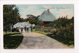 NY, Buffalo - Humboldt Park, Glass House, boys - @1935 RPO - C17650