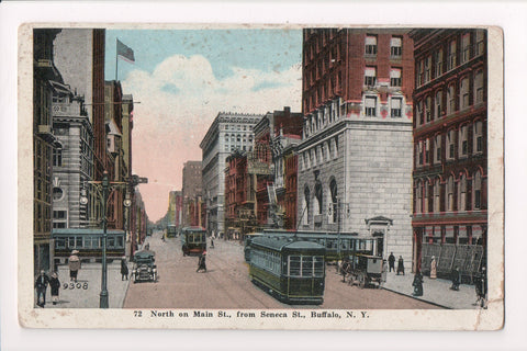 NY,  BUFFALO - Main Street from Seneca - @1924 (original SOLD) - I03227