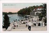 NY, BUFFALO - Delaware Park, Beach Scene (original SOLD) J03035
