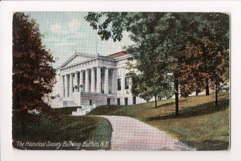 NY, Buffalo - Historical Society Building, @1907 vintage postcard - K03195