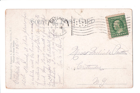 pm FLAG KILLER - NY, Catskill - 1910 cancel - D17230