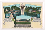 NY,  CATSKILL MOUNTAIN - Grand View Pavilion, Grandview Inn, Boathouse - D17425