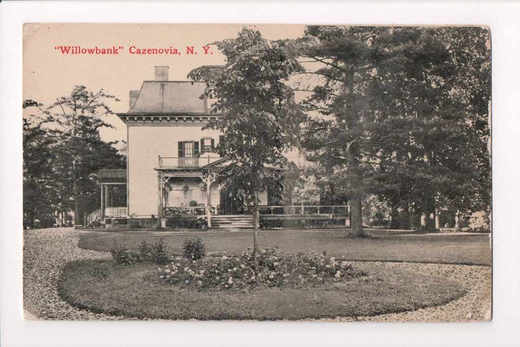 NY, Cazenovia - WILLOWBANK building exterior (ONLY Digital Copy Avail) - W01643