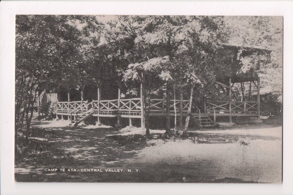 NY, CENTRAL VALLEY - Camp Te Ata, @1949 vintage postcard - w00556