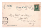 NY, CHARLOTTE - R W and O Swing Bridge, @1906 vintage postcard - E05185