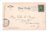 NY, Charlotte - R W and O Swing Bridge, @1906 vintage postcard - E05185