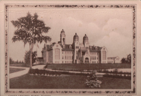 NY, CHAZY - Chazy Central Rural School, @1924 W H Miner original SOLD) 606020