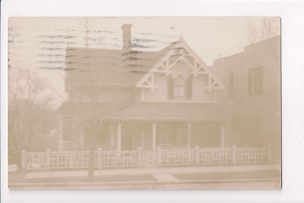 NY, COHOES - B P Burtons old house before 1912 RPPC - MB0275