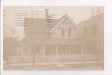 NY, Cohoes - B P Burtons old house before 1912 RPPC - MB0275
