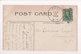 NY, ELLICOTTVILLE - Catholic Church interior - DPO 2 for WEST, NY @1908 - W02022