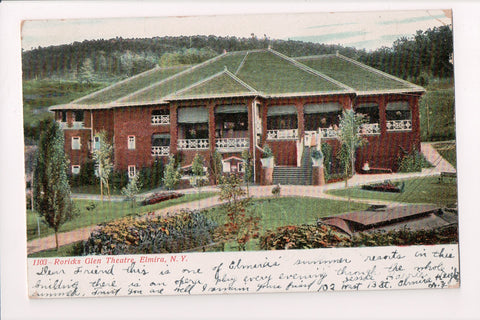 NY, ELMIRA  - Roricks Glen Theatre postcard - w04972