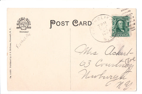 pm DPO - NY, Firtcliffe - 1907 cancel - Helbock S/I #1 - D17172