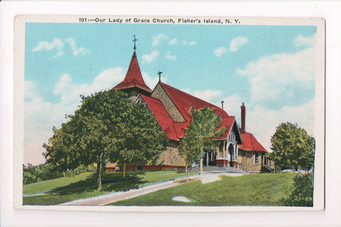 NY, FISHERS ISLAND - Our Lady of Grace Church (original SOLD) - D17102