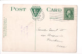 NY, FREEPORT - South Ocean Avenue, @1913 vintage I Da Silva postcard