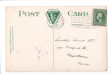 NY, Freeport - Merrick Road, @1914 vintage I Da Silva postcard - C06167