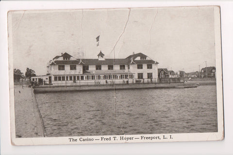 NY, FREEPORT - The Casino - Fred T Hoyer -(original SOLD) C06570