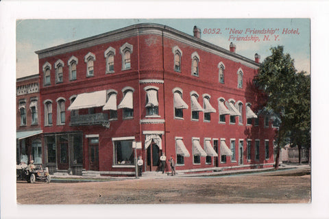 NY, FRIENDSHIP - New Friendship Hotel postcard - D17180