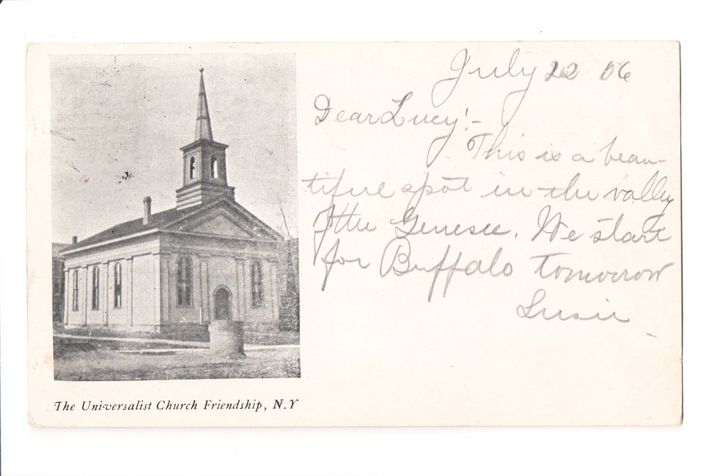 NY, FRIENDSHIP - Universalist Church (ONLY Digital Copy Avail)- D17069