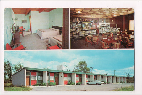 NY, Geneseo - Livingston Motel, @1974 postcard - D17336