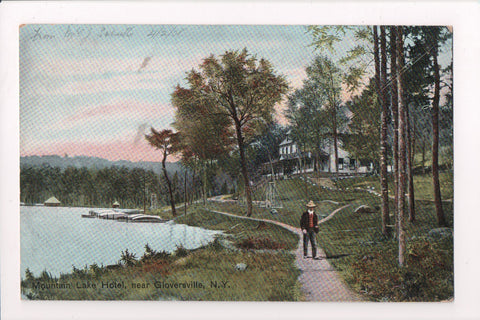 NY, Gloversville - Mountain Lake Hotel, vintage postcard - K03123